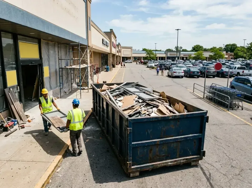 retail-store-renovation-debris-003 — frequently asked questions, Roll-off Dumpster Rentals in Cleves, OH